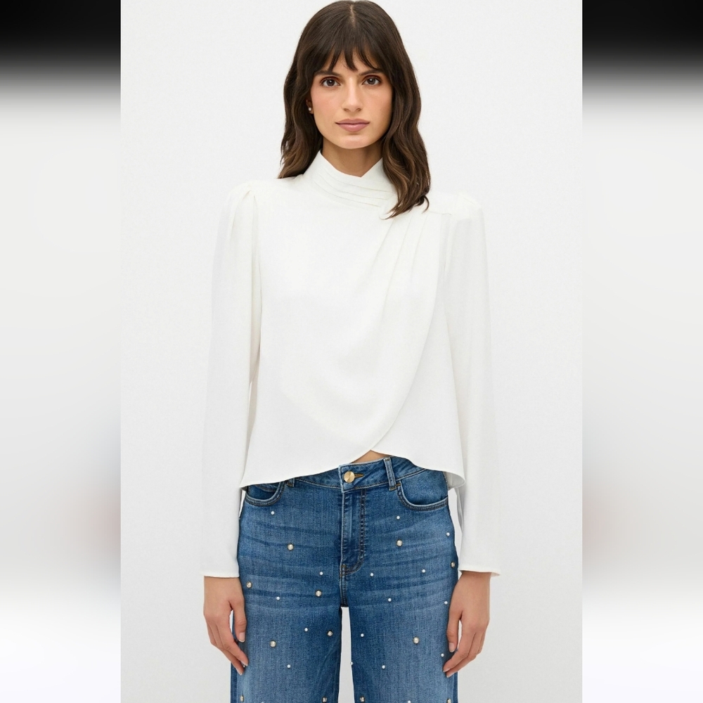 FINAL PRICE ✨️adL Blouse - beige  Elegant  Women's Top